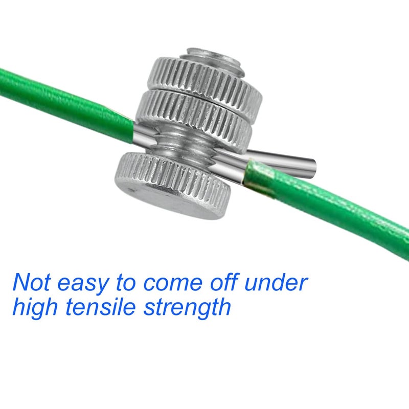 DVECUE Split Bolt Joint Clamp Wire Connectors for Multiple Electric Fence 20 Pieces Line Tap Clamp - Image 3