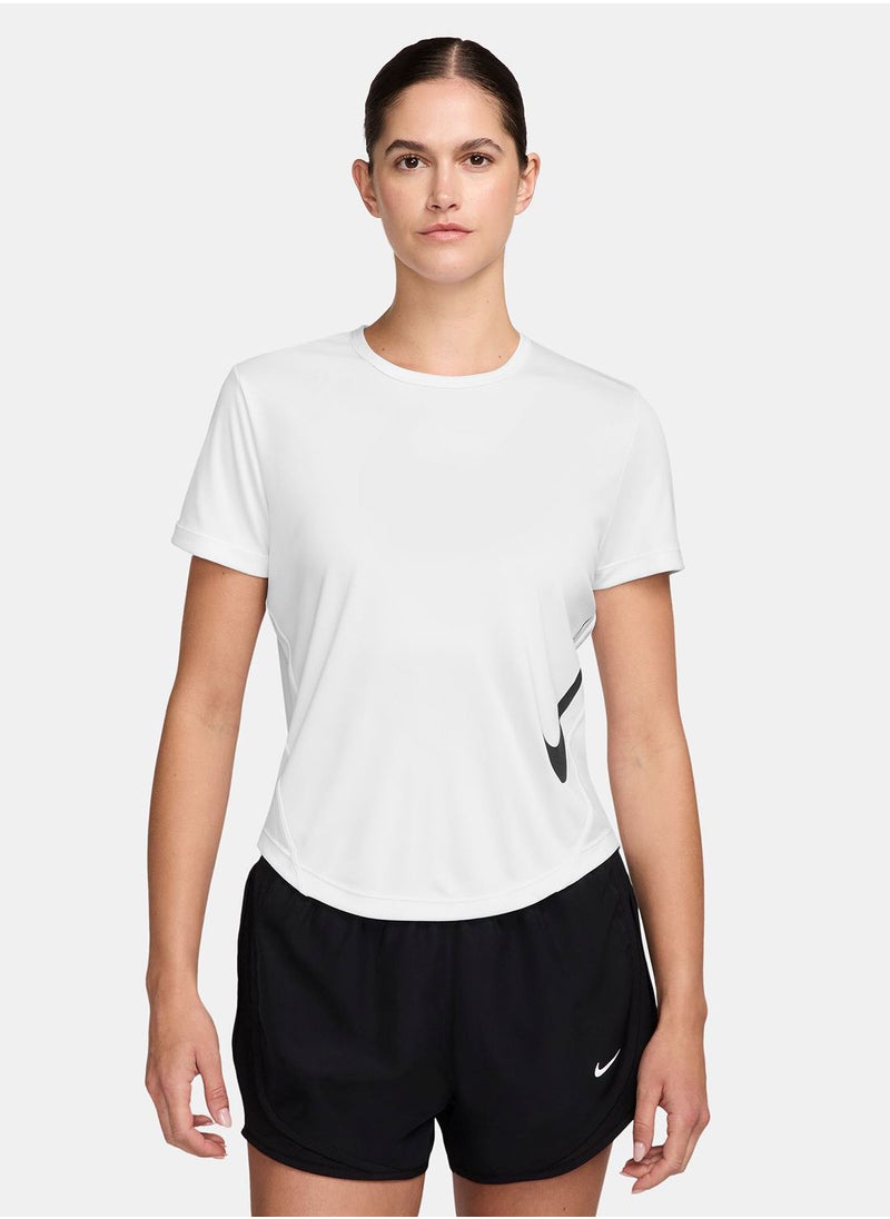Nike Tempo Swoosh Hybrid Dri-Fit Short-Sleeve Top  - Image 1