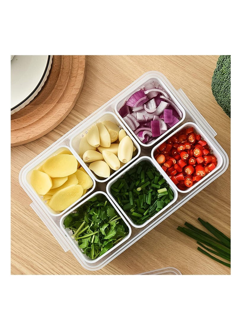 بريميفي مجموعة من 2 حاوية تخزين خضروات الفاكهة مع غطاء - Image 3