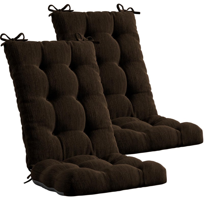 Codi Rocking Chair Cushion Indoor  Brown Water Resistant Glider Rocker Chairs Replacement Cushions Set for Nursery 1PK - Image 3