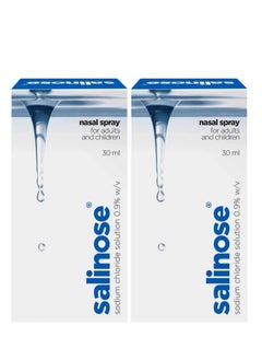 salinose Pack Of 2 Salinose Saline Nasal Spray For Adults 30ml  - Image 1