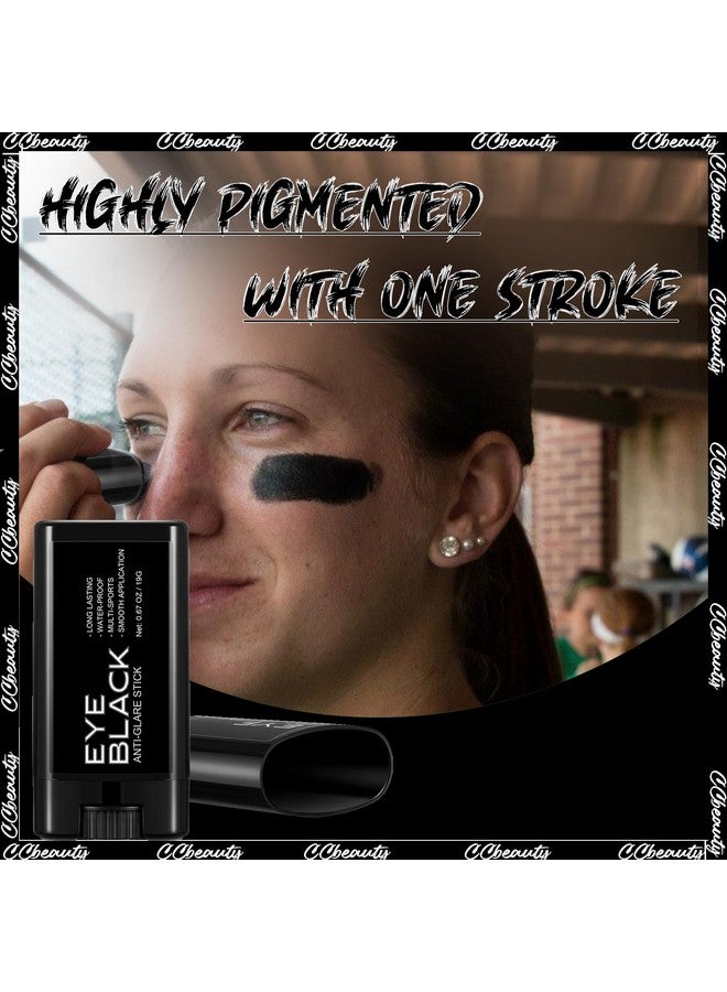 CCbeauty Eye Black Football, Sweatproof Eyeblack Stick Baseball, Grease Black Face Paint, Softball Accessories For Sports, Skeleton Clown Makeup For Halloween Cosplay Costume Party - Image 5