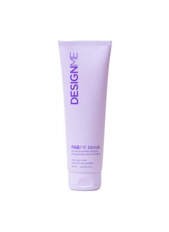 Design.ME Fab.Me Blonde Fortifying Purple Shampoo By Designme ; Toning Purple Shampoo For Blonde Hair ; Sulfate Free Blonde Shampoo For Color Treated Hair ; Blonde Toner For Brassy Hair (250Ml)  - Image 2