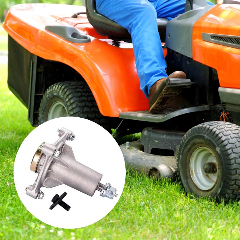 UP2WIN 187292 Spindle Assembly Compatible with Craftsman/Hus/A riens/Pou LAN, 192870 Mandrel Assembly for 42" 46" 48" 54" Mower Deck, Replace 532187281 532187292 587819701, with Threaded Bolt - Image 4
