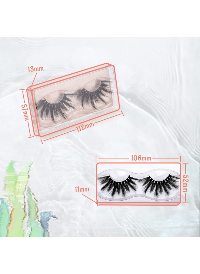 FARRED - Wholesale 25Mm Faux Mink Lashes, 50 Pairs 10 Styles, Bulk Long Dramatic 6D Fake Eyelashes Strip Volume Lashes, Synthetic False Eyelashes - Image 1