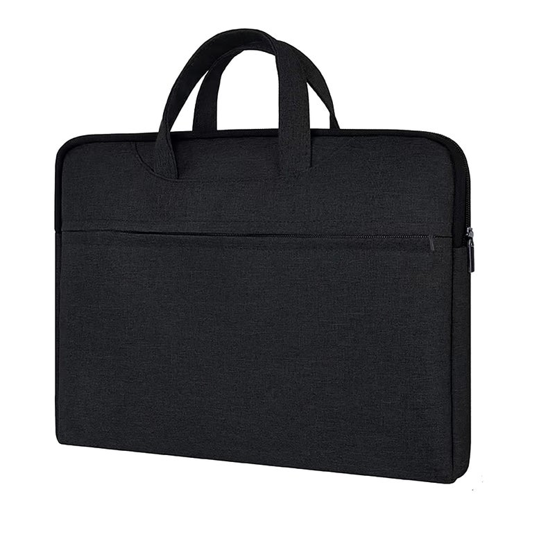 Large Oxford Briefcase Document Bag Black 