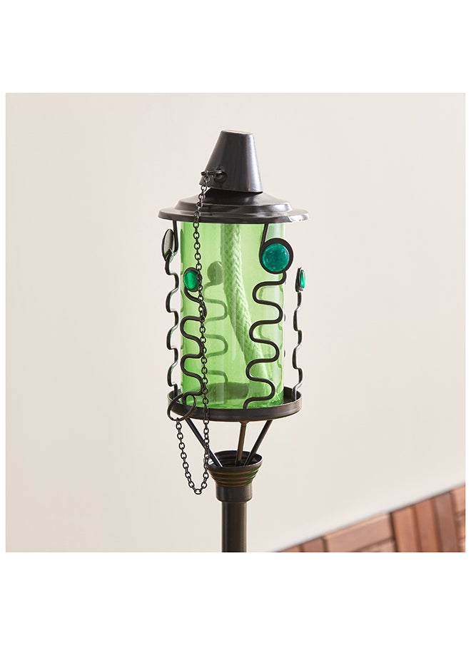 Home Box Eeden Glass Torch with Metal Stand 9 x 171 x 9 cm  - Image 2
