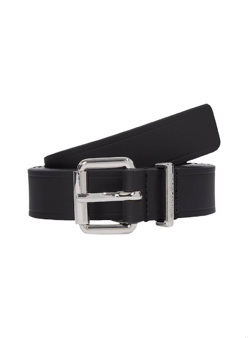 TOMMY JEANS Debossed Logo Leather Belt  - Image 1