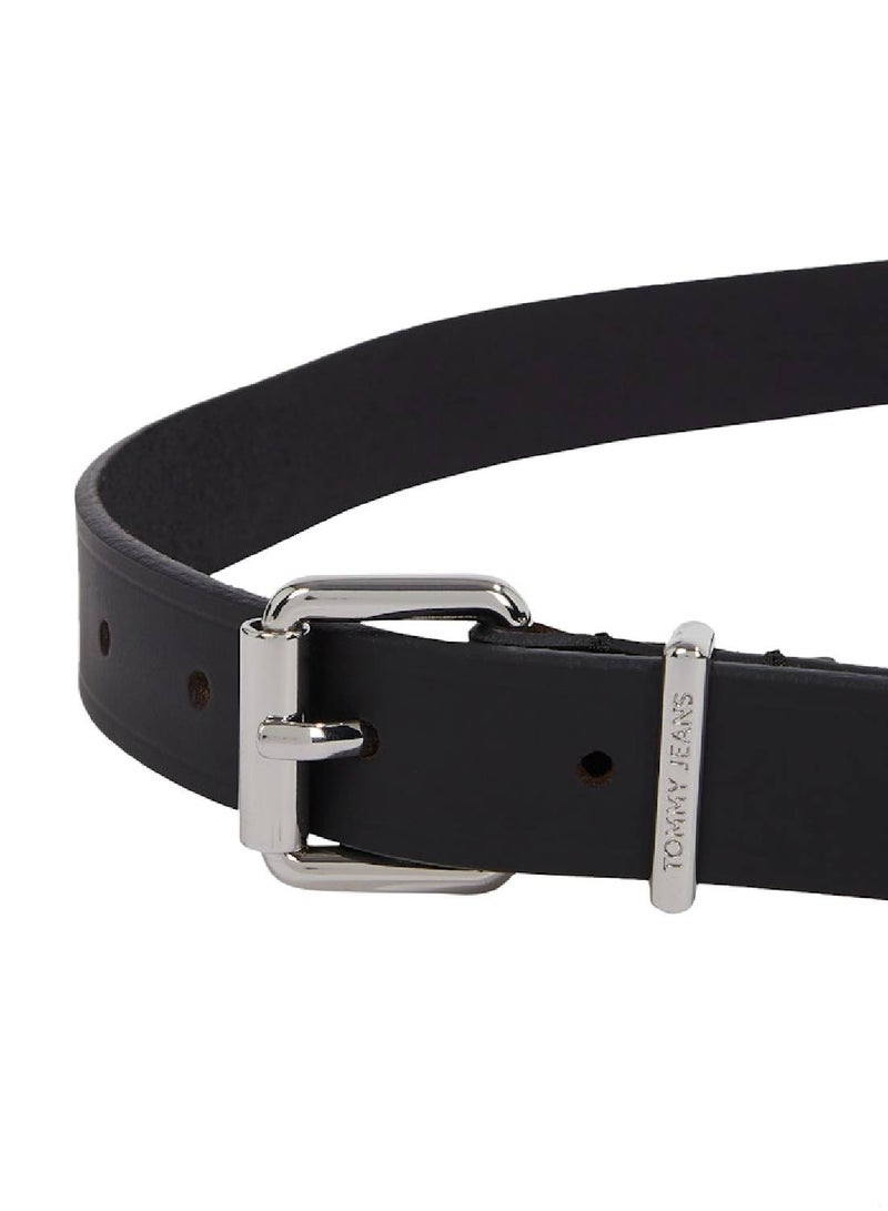 TOMMY JEANS Debossed Logo Leather Belt  - Image 4