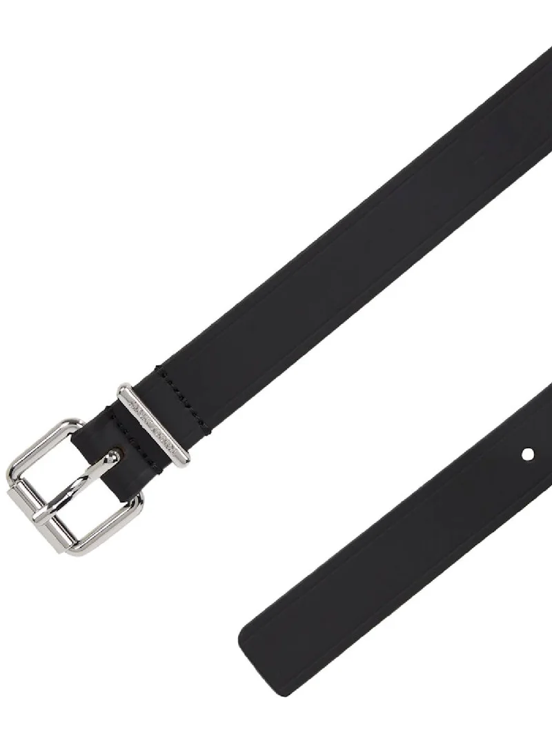 TOMMY JEANS Debossed Logo Leather Belt