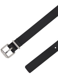 TOMMY JEANS Women's Debossed Logo Leather Belt - Leather, Black  - Image 3