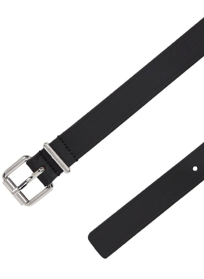 TOMMY JEANS Debossed Logo Leather Belt  - Image 3