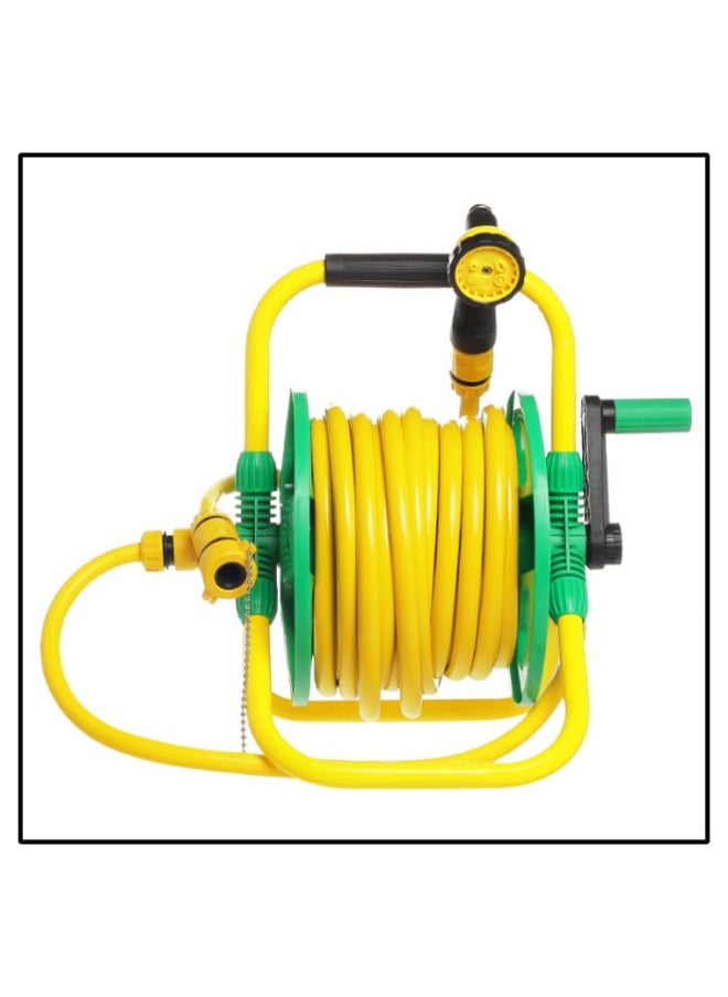 LANLONG 15m Water Hose Reel with Gun and Connectors Lanlong 