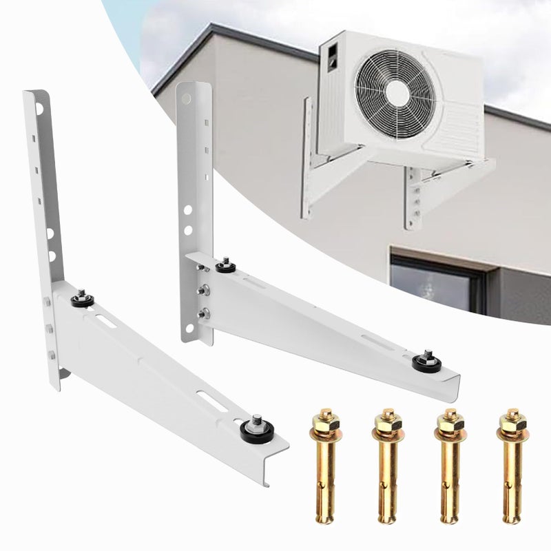 Duiliuu Mini Split Wall Mounting Bracket for 900018000 BTU Air Conditioner Heavy Duty AC Support Bracket for Outside Holds Up to 330lbs