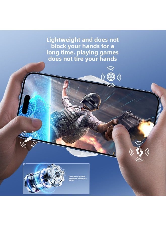 Mobile Phone Radiator Semiconductor Magnetic Back Clip Live Fast Cooling Artifact Wholesale-Color:[white]-sr15pro [digital Display]  - Image 4