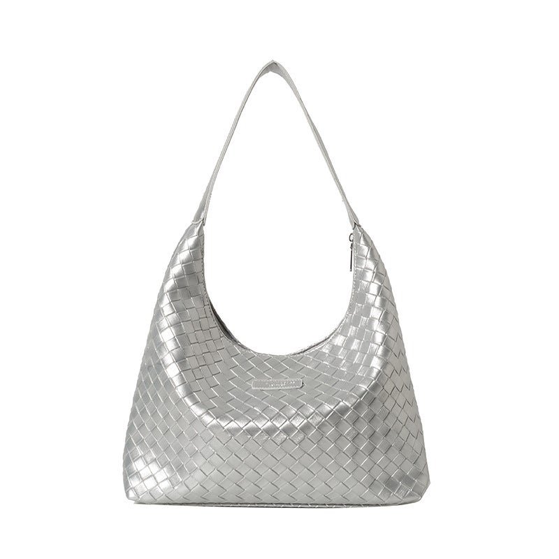 High-End Large-Capacity Bag Women'S Bag Summer Texture Messenger Bag Popular One-Shoulder Underarm Bag Tote - Image 1