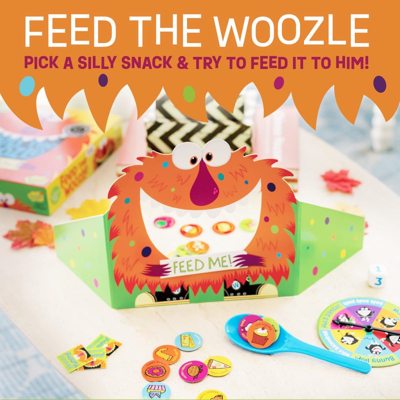 Peaceable Kingdom Feed The Woozle Cooperative Game for 2 to 5 Kids Ages 3+ - Learn Social Skills While Completing Physical Challenges - Image 2