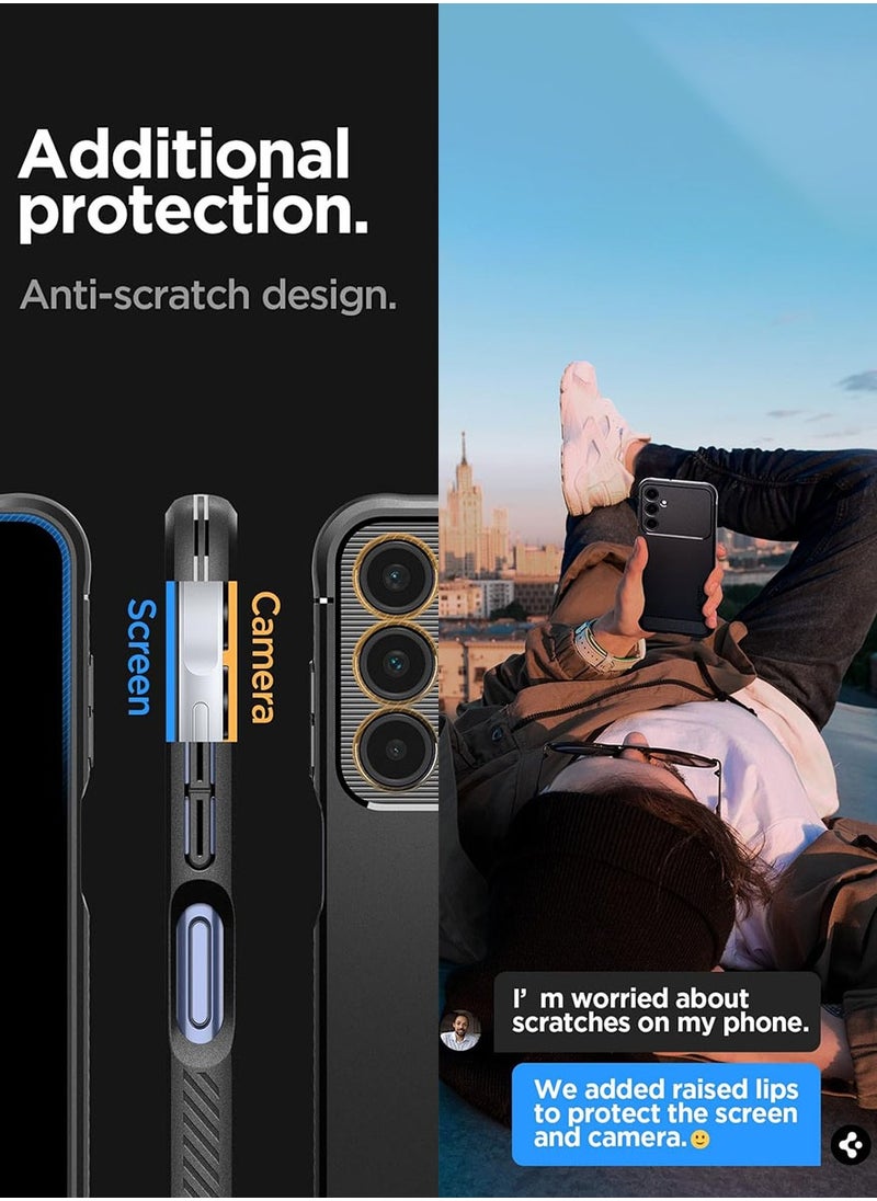 Spigen غطاء حماية Rugged Armor لهاتف Samsung Galaxy A25 5G - أسود غير لامع  - Image 5
