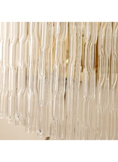 DANUBE HOME Danube Home Hani Crystal Wall Sconce For Living Room, Bed Room, Dining| Indoor Wall Light With 2 - E14 Socket (Bulb Not Included)| Metal+Crystal Frame, Gold Finish - L33xW33xH38cm (1 Year Warranty)  - Image 2