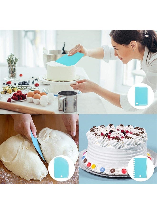 هومستر 124 قطعة مجموعة فوهات الزينة، مجموعة زينة الكعك، فوهات الزينة المصنوعة من الفولاذ المقاوم للصدأ، كيس فوهات سيليكون قابل لإعادة الاستخدام، مناسبة للكعك، الكب كيك، البسكويت، الحلوى، المبتدئين - Image 3