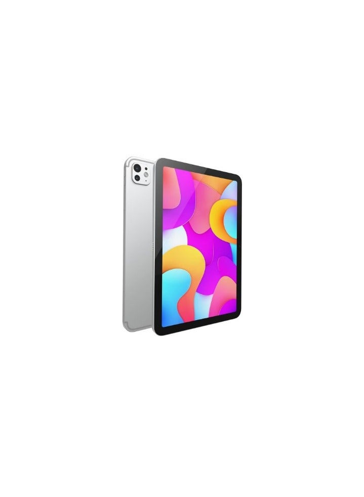 Oteeto Tab 15 Tablet, 10.1" Display, 4G SIM/iOS Style Operating System, Octa Core Processor, 5G Dual SIM, Included Flip Cover & Keyboard, 8GB RAM, 512 GB ROM, Android 13, 6000 mAh, Grey TAB 15  - Image 1