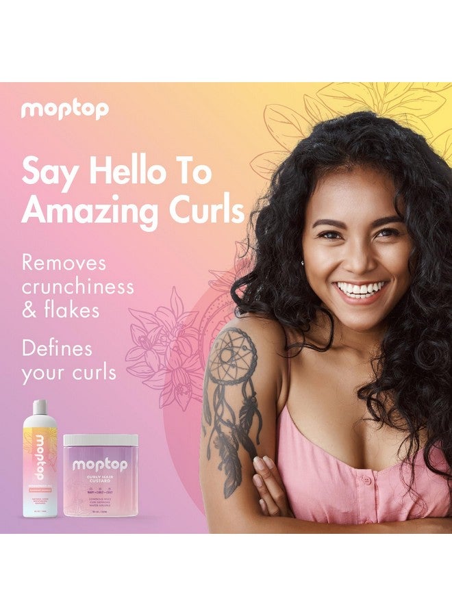 MopTop Curly Hair Gel + Mongongo Oil, Frizz-Free Bundle for Soft, Defined Curls & Waves - No Crunch or Flakes, Natural Ingredients for All Curl Textures - Image 2