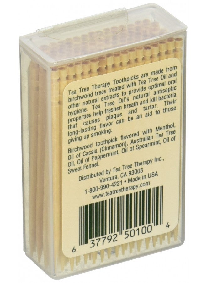 Tea Tree Therapy Mint Toothpicks 100 Ct (Pack of 1) - Image 3