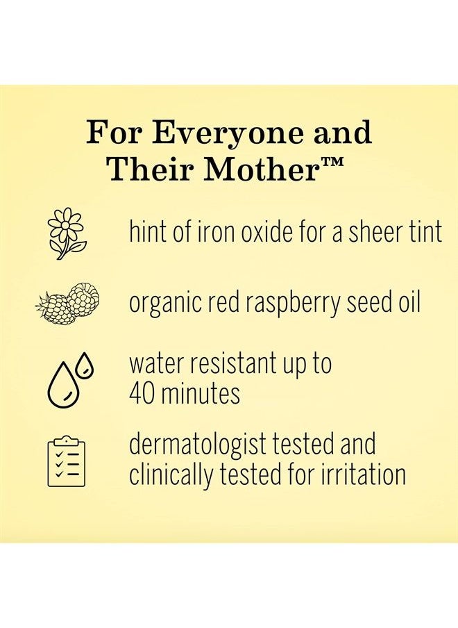 Earth Mama Tinted Mineral Sunscreen Lotion SPF 40, Contains Organic Argan and Red Raspberry Seed Oil, 3-Ounces  - Image 2