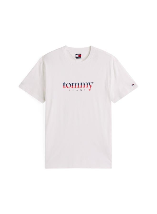 TOMMY JEANS Logo Jersey Crew Neck T-Shirt - Image 5