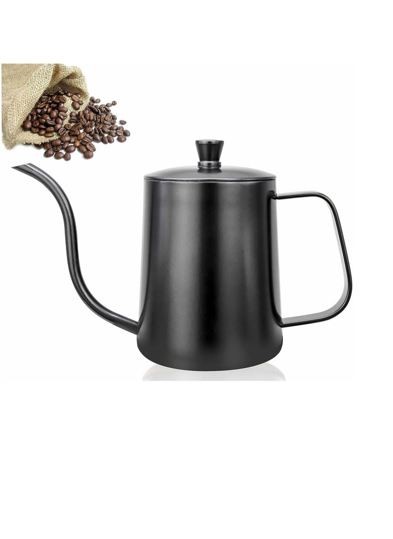 ALMUFARREJ Milk Frothing Pitcher Suitable for Decorating Latte Espresso (Black, 600 ml)  - Image 3