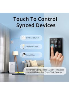 Smart Switch, 2-Switch Panel Home Control, WiFi Smart Scene Wall Switch with Touchscreen, Smart Temperature Function, Lights Control, Compatible with Alexa and Google Home, NSPanel,Black - pzsku/Z5F6B23F4563D4F9A2A15Z/45/_/1740033672/b5989983-9989-4004-93fc-f760cf38ab4f