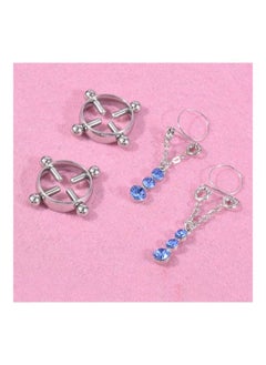 1 Set Fashion Dangle Shields Bars Piercing Nipple Ring