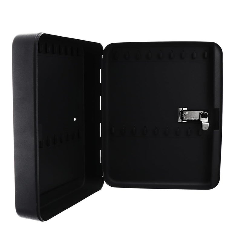 28 Slot Wall Mounted Key Cabinet Lock Box with Code for Household Key Management and Secure Storage - Image 2