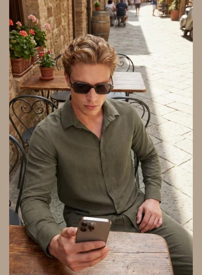 Buratti  Buratti Regular Fit Classic Collar Long Sleeve Shirt Men's SHIRT CF26S121640 for Men | Best Price UAE