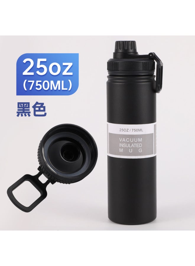 Hot Large Capacity Thermos Cup 304 Stainless Steel Space Kettle Portable Outdoor Portable Sports Kettle Printed