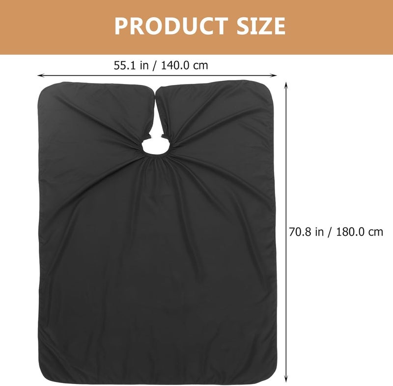 PATKAW 6pcs Large Haircut Capes for Adults Thick Non-stick Hair Cutting Capes with Adjustable Neck Closure for Men and Women - Image 2