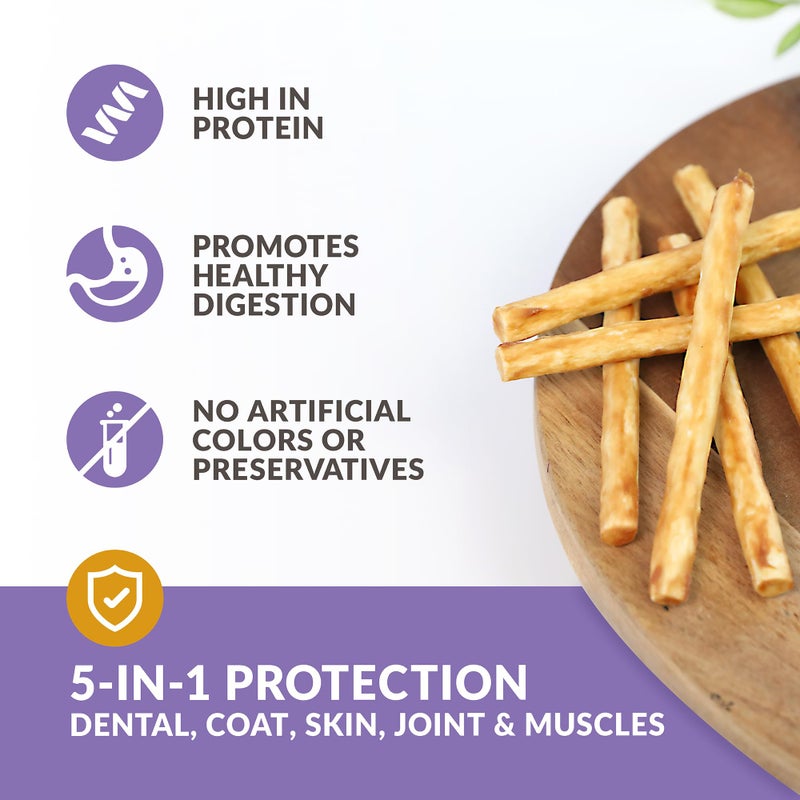 Wild Eats Real Duck Collagen Sticks for Dogs (25 Pack,5 Inch) Long Lasting Dog Chews No Hide Dog Treat Bully Stick Alternative, Rawhide Free, Grain Free, High Protein - Image 3