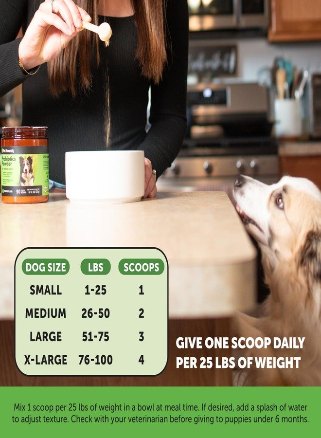 Pet Honesty All-Natural Probiotic & Pumpkin Powder Dog Supplement - Prebiotics, Probiotics, Enzymes & Antioxidants for Healthy Gut Flora, Digestion & Immunity (90 Scoops) - Image 5