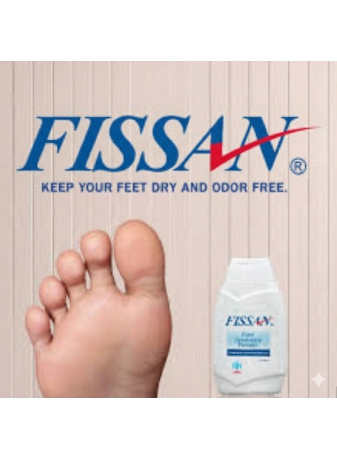 Fissan Foot Deodorant Powder , Odor Protection & Moisture Control – For Smelly Feet and Shoes, 100g - Image 3