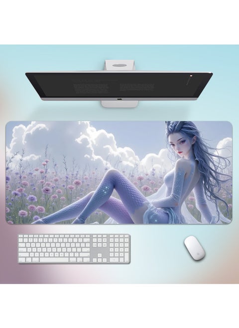 Which Ao Run Mouse Pad Super Large Lock Edge Non-slip Laptop Pad Large Ao C E-sports Keyboard Pad Table Mat-Colour:800*300*2mm-Pattern:Nezha Ao Run 10