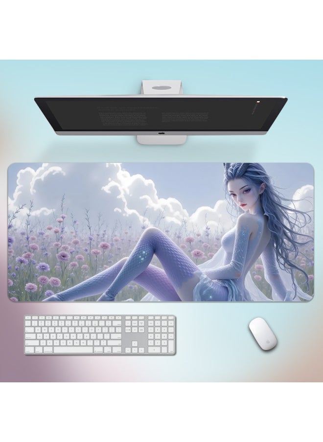 Which Ao Run Mouse Pad Super Large Lock Edge Non-slip Laptop Pad Large Ao C E-sports Keyboard Pad Table Mat-Colour:800*300*2mm-Pattern:Nezha Ao Run 10