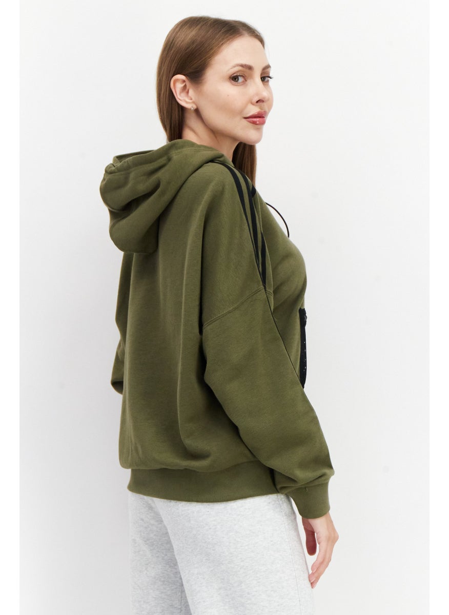 Women Sportswear Fit Long Sleeve Hooded Outdoor Sweatshirt, Olive - pzsku/Z5F6BB49F812B5527BDC8Z/45/_/1733755856/172f13b2-be96-4ae0-9df1-59c06574fcaf