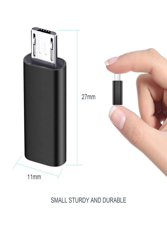 POHFP USB C to Micro USB Adapter 5Pack, Type C Female to Micro USB Male Convert Connector Support Charge and Data Sync Compatible with Samsung Galaxy S7 S7 Edge, Nexus 5 6 and More Micro USB Devices - Image 4