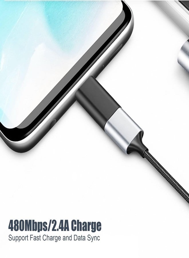 POHFP USB C to Micro USB Adapter 5Pack, Type C Female to Micro USB Male Convert Connector Support Charge and Data Sync Compatible with Samsung Galaxy S7 S7 Edge, Nexus 5 6 and More Micro USB Devices - Image 3