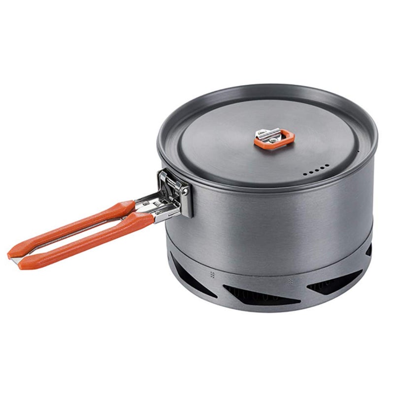 Fire-Maple Feast 1.5L Camping Gear Pot FMC-K2 | Easy to Clean Hard Anodized Aluminum and Stainless Steel | Backpacking Pot Cookware Set and Mess Kit | Camping Essentials & Accessories - Image 1