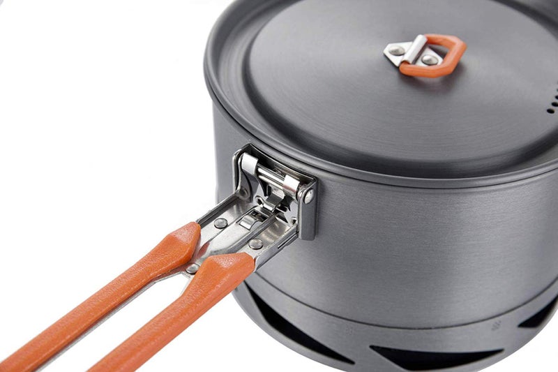 Fire-Maple Feast 1.5L Camping Gear Pot FMC-K2 | Easy to Clean Hard Anodized Aluminum and Stainless Steel | Backpacking Pot Cookware Set and Mess Kit | Camping Essentials & Accessories - Image 4
