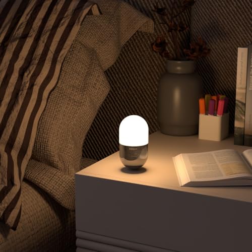 Xech Self-Balancing Lamp Portable USB-C Rechargeable Desk Light with RGB, Warm & Mood Lighting for Bedroom, Study Table, and Office Birthday Gift for Girlfriend Boyfriend Men & Women (Zen) - Image 1