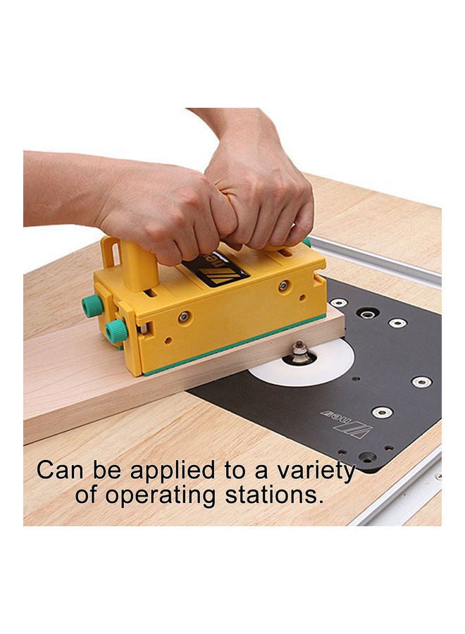 NIBEMINENT 3D Safety Push Handle Table Saw Protector Yellow/Green  - Image 3