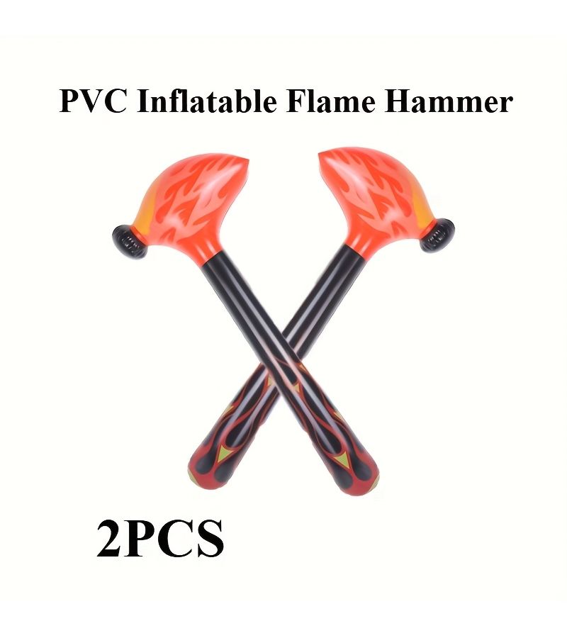 Inflatable Flame Hammer Set 38 Inch PVC Baseball Party Decorations - Image 5