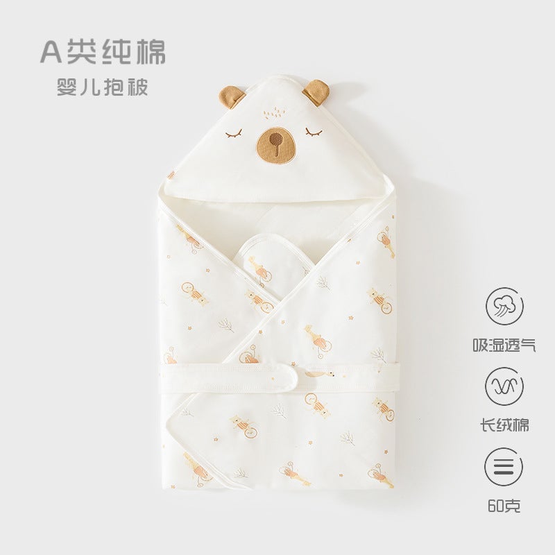 Newborn Quilt 60G Baby Cotton Bag Newborn Bag Single Quilt Swaddling Baby Supplies Delivery Room - Image 2
